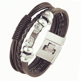 Scorpion Multi-Layer Leather Bracelet