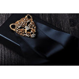 Leopard Design Polyester Bow Tie