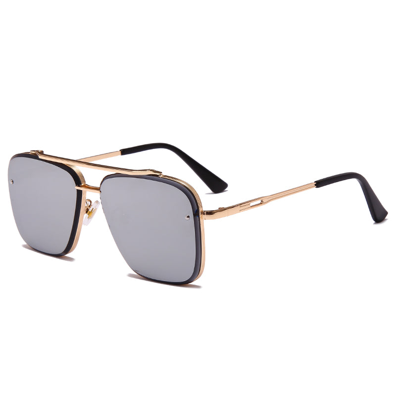 Vintage Square Polycarbonate Lens Men's Sunglasses