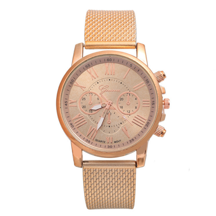 Reloj de correas de PVC con esfera multicolor