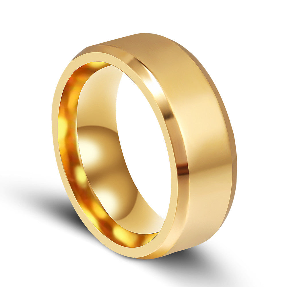 Minimalist Solid Titanium Steel Ring