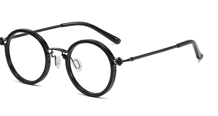 Retro Round Metal Eyeglasses