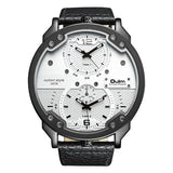 Dual Dial Round Quartz Watch