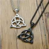 Hollow Geometric Triangle Alloy Necklace