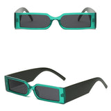 Seamless Rectangular Retro Sunglasses