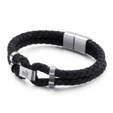 Double Cowhide Rope Braided Chinese Word Bracelet