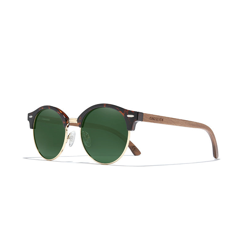 Lunettes de soleil en bois de noyer polarisé ultra-léger