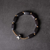Ethnic Ebony Wooden Bead Bracelet