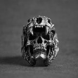 The Devil Skull Alloy Ring