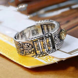 Retro Pixiu Chinese Character Adjustable Ring