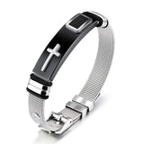 Christianity Cross Stainless Steel Bracelet