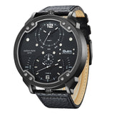 Dual Dial Round Quartz Watch