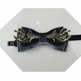 Corbata de lazo de terciopelo con decoración de astas