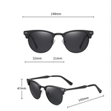 Gafas de sol modernas y clásicas con línea de cejas