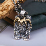 925 Sterling Silver Joker Pendant