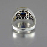 Retro Nordic Side Gemstone Ring