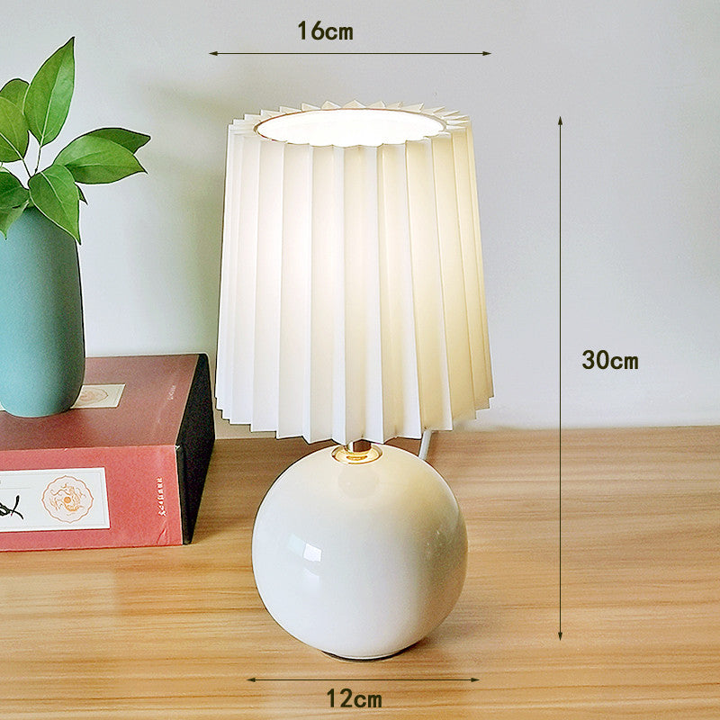 Ceramic Soft Color Solid Table Lamp