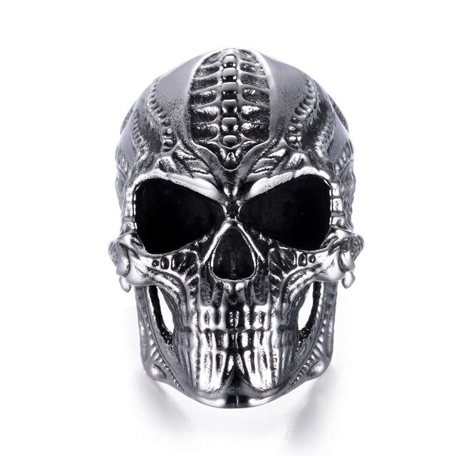 Skull Style Stainless Steel Ring