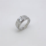 Adjustable Style Platinum Plated Copper Ring