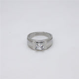 Adjustable Style Platinum Plated Copper Ring