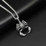 Alloy Scorpion Titanium Steel Necklace