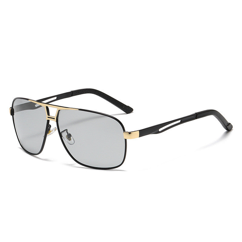 Holed Frame Aviator Sunglasses