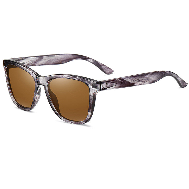 Lunettes de soleil Wayfarer encadrées à motifs