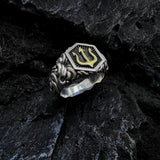 Poseidon Trident Symbol Copper Ring