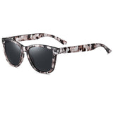 Patterned Framed Wayfarer Sunglasses