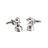 Chess Pieces Style Metal Cufflinks