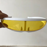 One-Piece Lens Bar PC Sunglasses