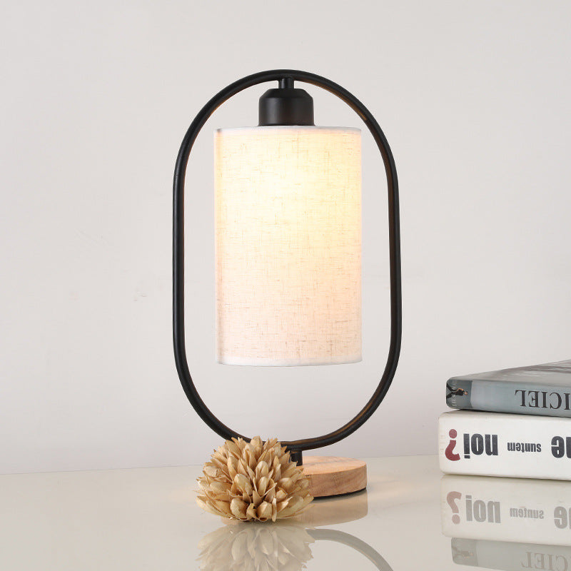 Oval Cube Solid Table Lamp