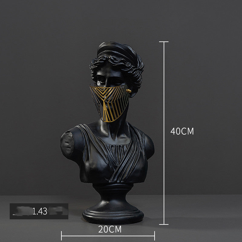 Greek Mythology Portrait Statue