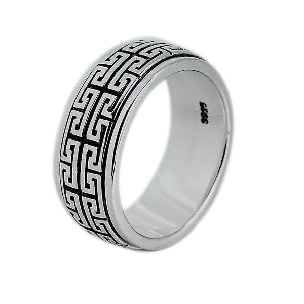 Retro Great Wall Match Couple Ring
