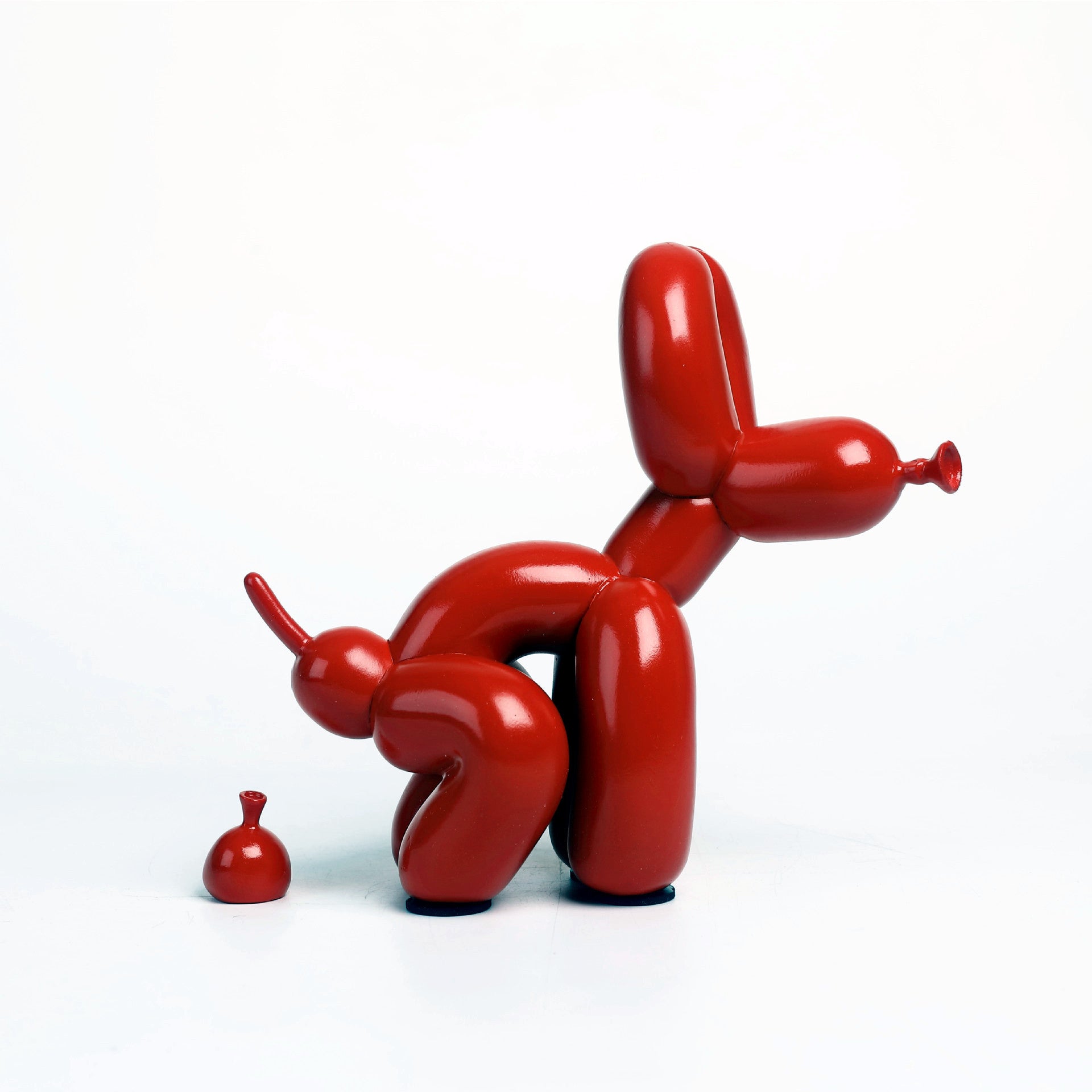 Mini Poop and Dog Balloon Sculpture