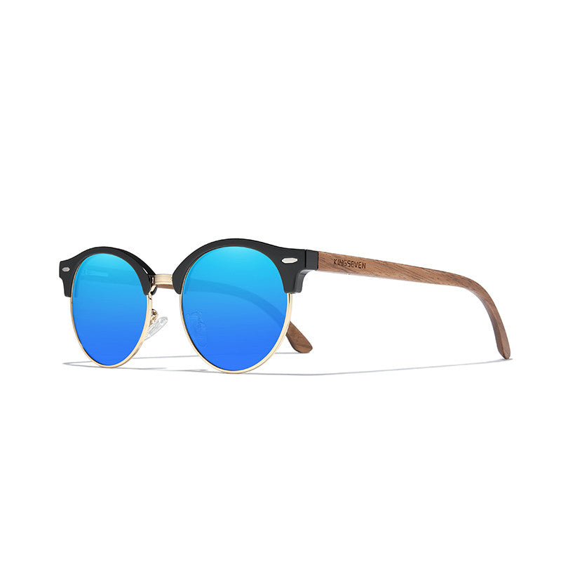 Lunettes de soleil en bois de noyer polarisé ultra-léger
