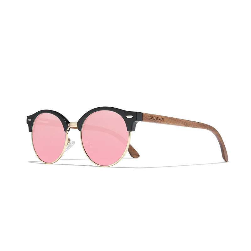 Lunettes de soleil en bois de noyer polarisé ultra-léger