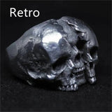 Ghost Skull Design Stainless Steel Ring