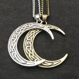 Elegant Moon Charm Zinc Alloy Necklace