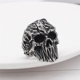 Mummy Skull Titanium Steel Ring