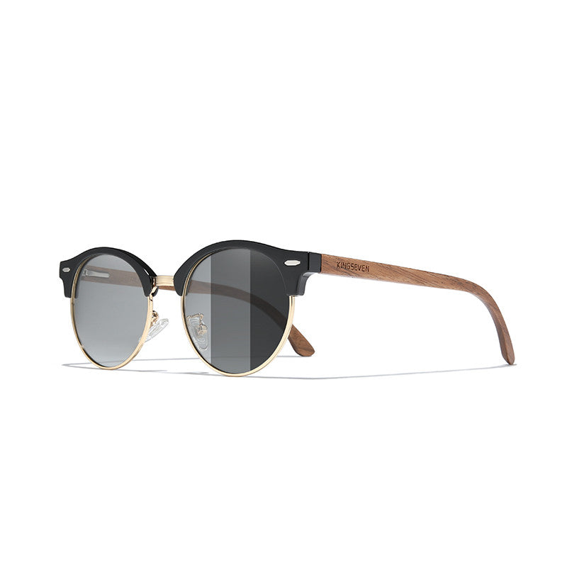 Lunettes de soleil en bois de noyer polarisé ultra-léger