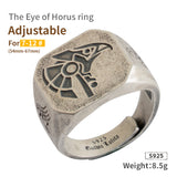 Egyptian Symbol Adjustable Ring