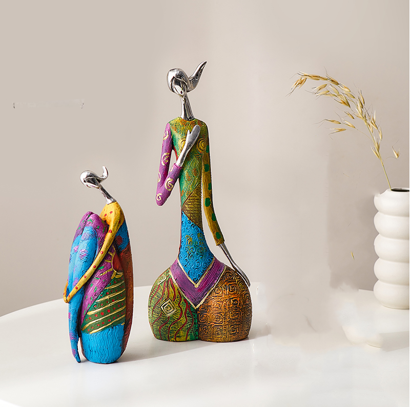 Abstract Art Women's Yoga Statue