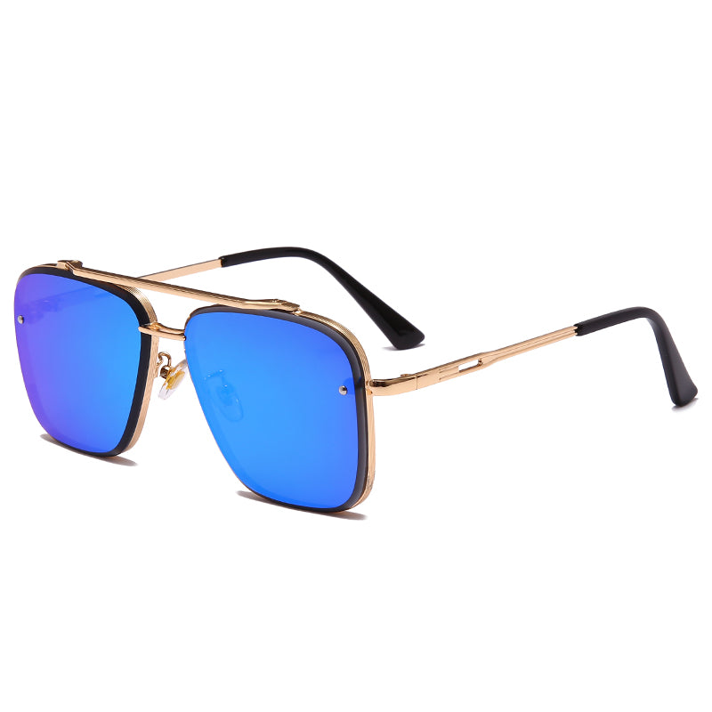 Vintage Square Polycarbonate Lens Men's Sunglasses