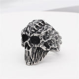Mummy Skull Titanium Steel Ring