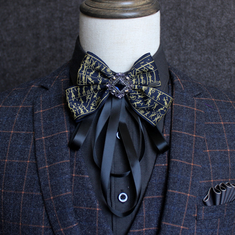 Geometric Patterned Butterfly Tie