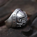 The Closed Eye Sterling Silver Ring