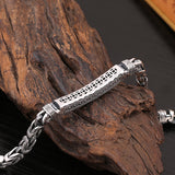 Roman Style Keel Patterned Chain Bracelet