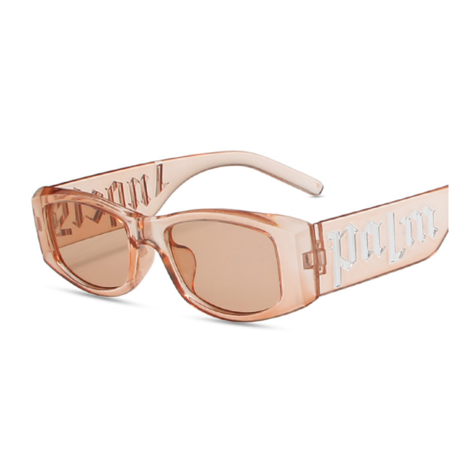 Palm Letter Square Sunglasses
