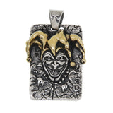 925 Sterling Silver Joker Pendant